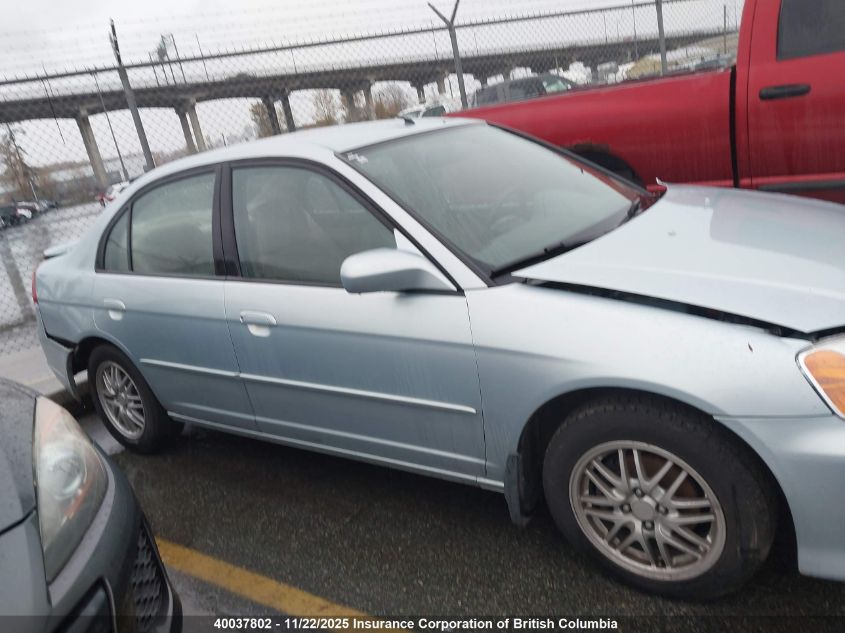 2003 Honda Civic VIN: JHMES965X3S800464 Lot: 40037802