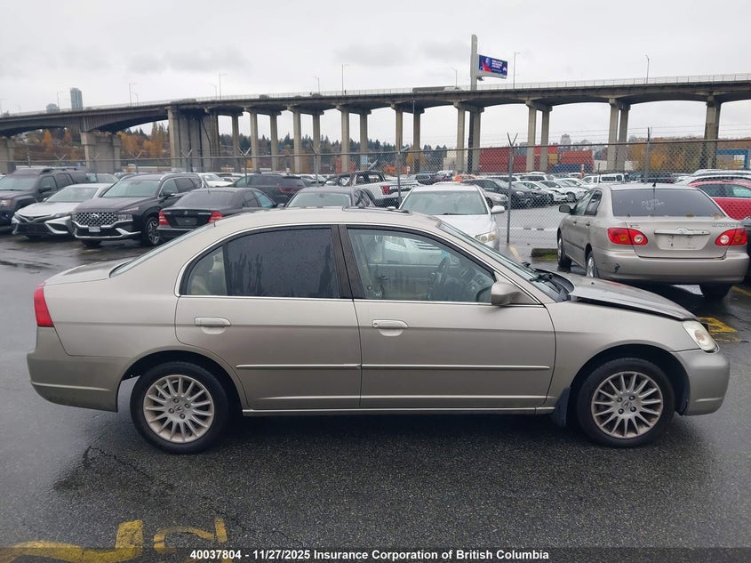 2003 Acura 1.7El Premium VIN: 2HHES36813H001931 Lot: 40037804