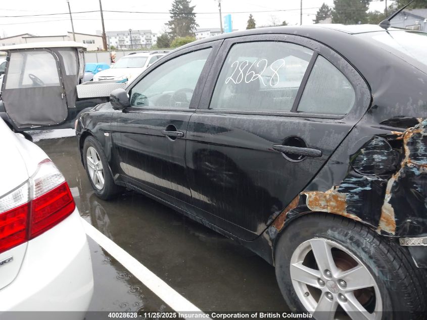 2008 Mitsubishi Lancer Es VIN: JA3AU26U78U604758 Lot: 40028628