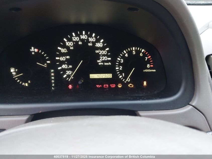 2002 Lexus Rx 300 VIN: JTJHF10U620285832 Lot: 40037819