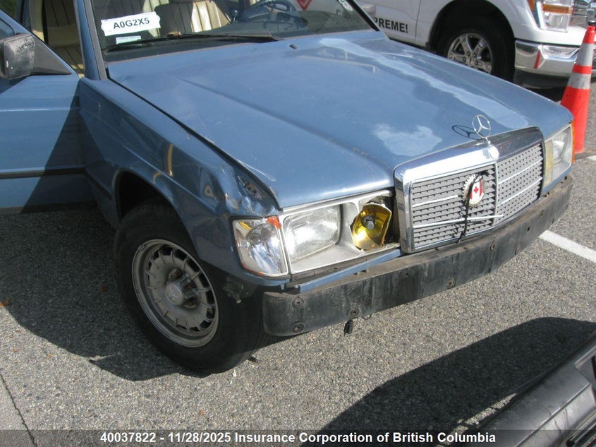 1984 Mercedes-Benz 190 D 2.2 VIN: WDBDB22A1EA019573 Lot: 40037822