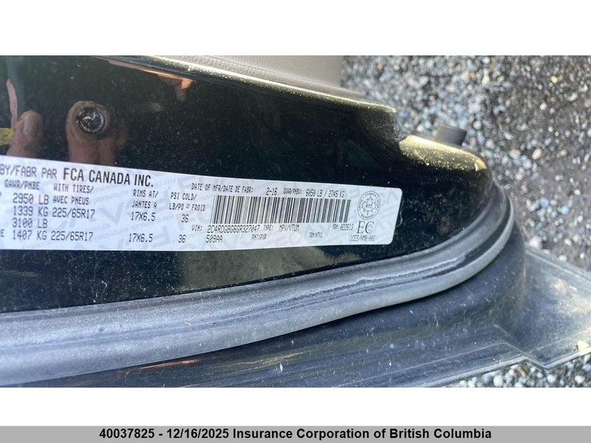2C4RDGBG6GR327047 2016 DODGE CARAVAN photo no. 9