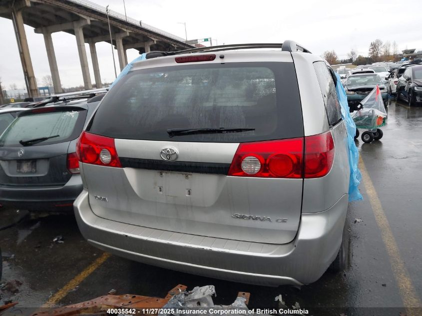 2006 Toyota Sienna Ce VIN: 5TDZA29CX6S410842 Lot: 40035542