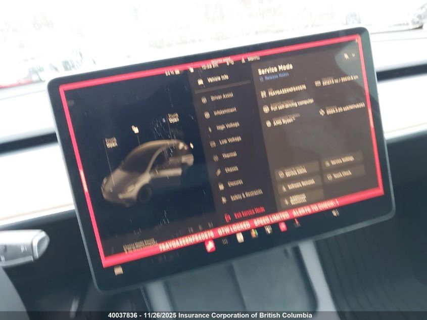 2022 Tesla Model Y VIN: 7SAYGAEE5NF540576 Lot: 40037836