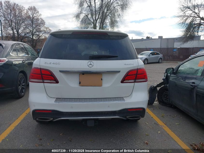 2018 Mercedes-Benz Gle 400 4Matic VIN: 4JGDA5GB5JB077192 Lot: 40037239