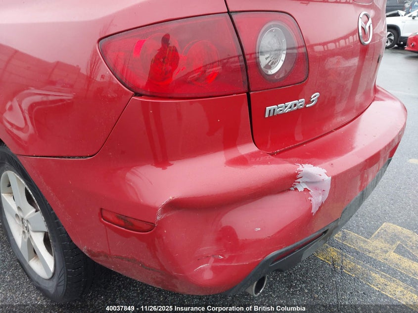 2006 Mazda 3 I VIN: JM1BK12F161471426 Lot: 40037849