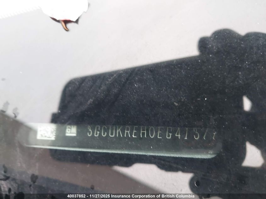 2014 Chevrolet Silverado K1500 Lt VIN: 3GCUKREH0EG413778 Lot: 40037852