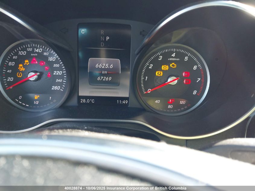 2018 Mercedes-Benz Glc Coupe 300 4Matic VIN: WDC0J4KBXJF459726 Lot: 40028874