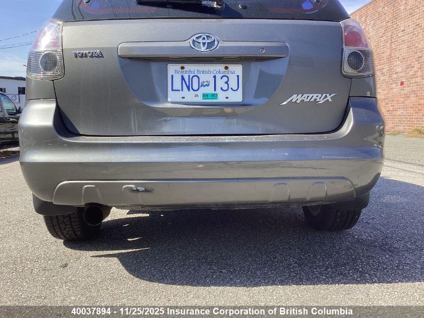 2006 Toyota Corolla Matrix Xr VIN: 2T1KR32E96C614519 Lot: 40037894