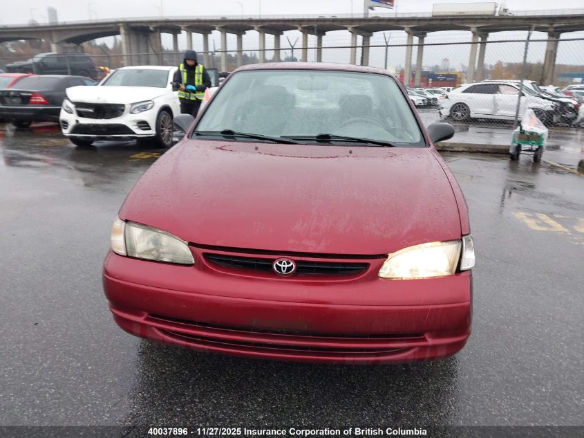 2000 Toyota Corolla Ve/Ce/Le VIN: 2T1BR12E0YC785344 Lot: 40037896