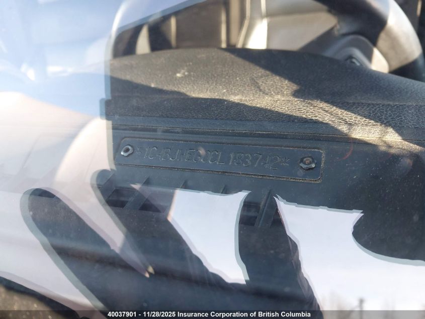 2012 Jeep Wrangler Unlimited Sahara VIN: 1C4BJWEG0CL183742 Lot: 40037901