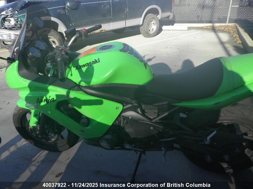 2008 Kawasaki Ex650 A VIN: JKAEXEA198A041443 Lot: 40037922