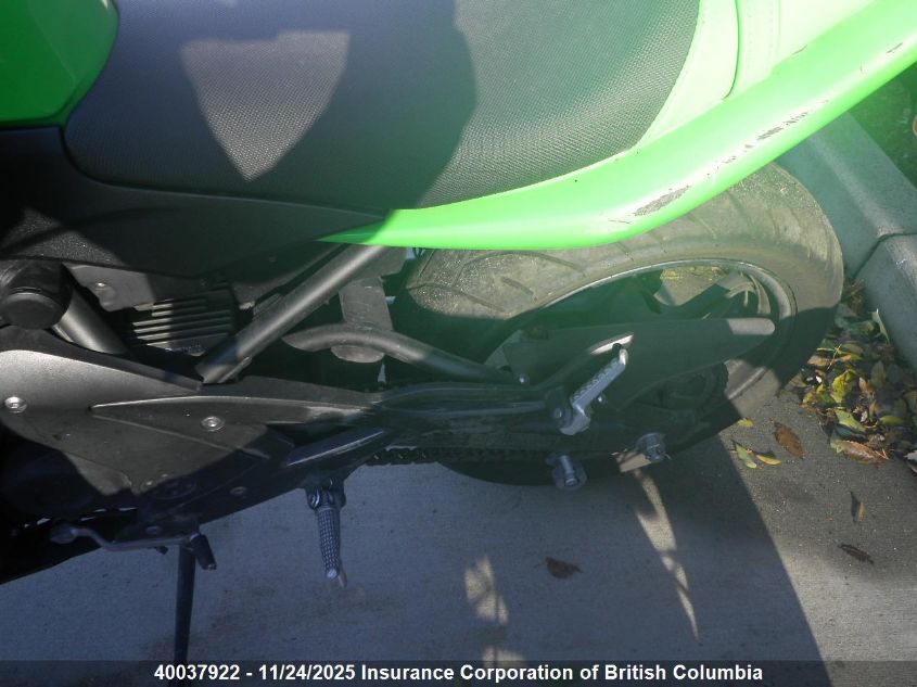 2008 Kawasaki Ex650 A VIN: JKAEXEA198A041443 Lot: 40037922