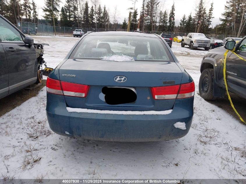 2006 Hyundai Sonata Gl VIN: 5NPET46C16H157599 Lot: 40037930