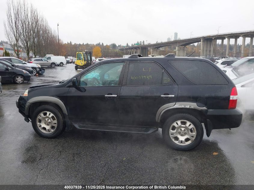2002 Acura Mdx VIN: 2HNYD18412H522407 Lot: 40037939