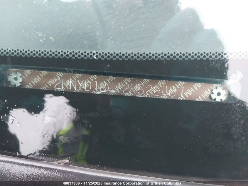 2002 Acura Mdx VIN: 2HNYD18412H522407 Lot: 40037939