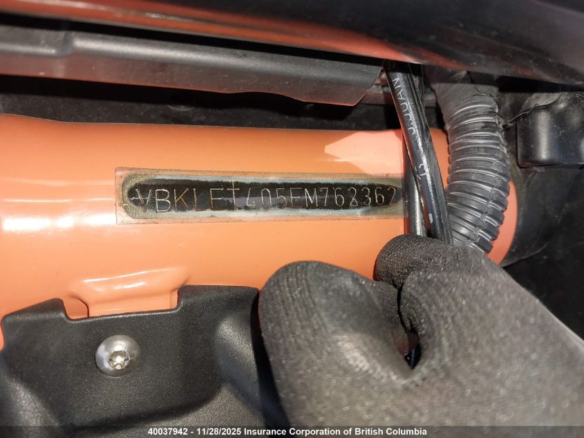 2014 Ktm 690 Enduro R VIN: VBKLET405EM762362 Lot: 40037942