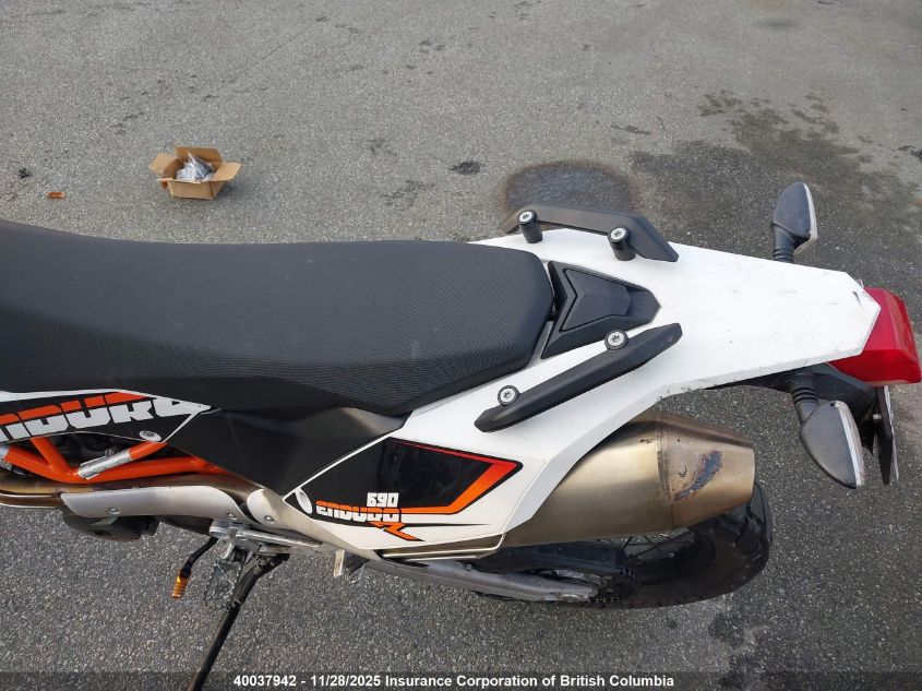 2014 Ktm 690 Enduro R VIN: VBKLET405EM762362 Lot: 40037942