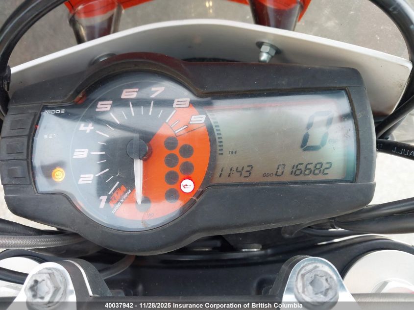 2014 Ktm 690 Enduro R VIN: VBKLET405EM762362 Lot: 40037942