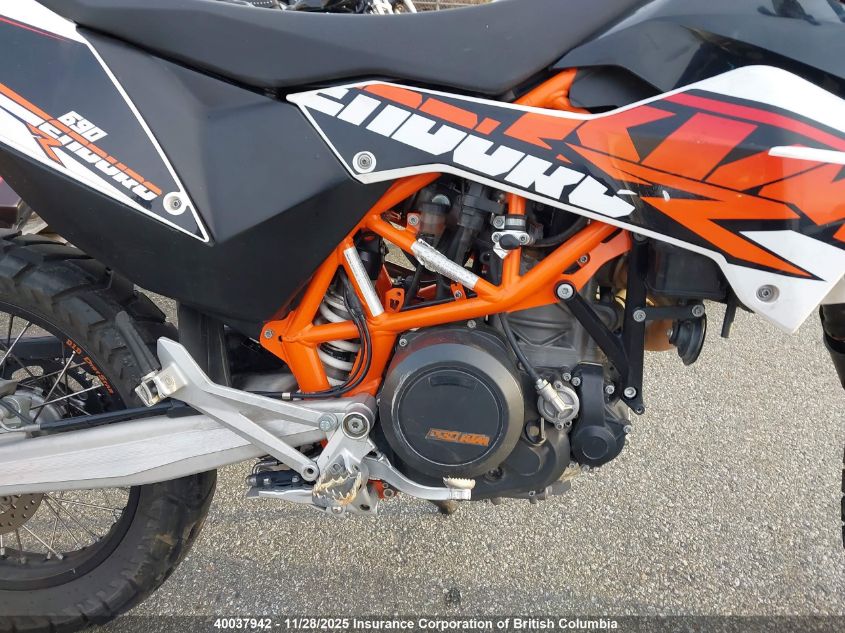 2014 Ktm 690 Enduro R VIN: VBKLET405EM762362 Lot: 40037942