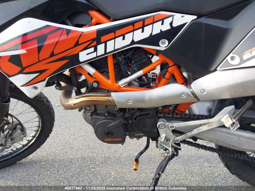 2014 Ktm 690 Enduro R VIN: VBKLET405EM762362 Lot: 40037942