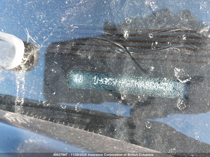 2022 Honda Accord Touring Hybrid VIN: 1HGCV3F97NA800433 Lot: 40037947