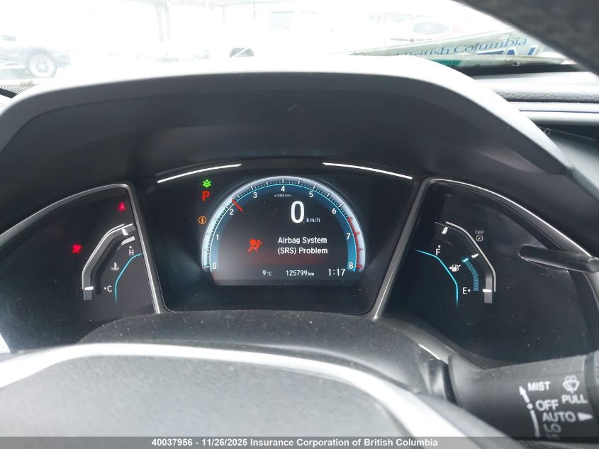 2019 Honda Civic VIN: 2HGFC1F94KH105606 Lot: 40037956