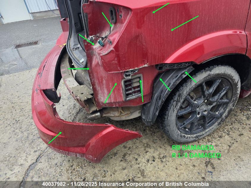 2009 Dodge Journey R/T VIN: 3D4GG67V19T135327 Lot: 40037982