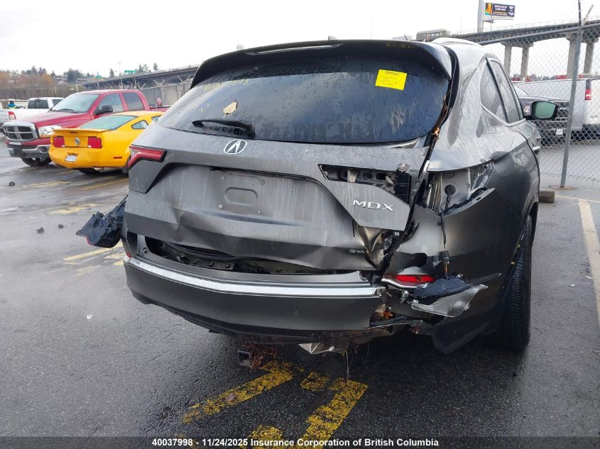 2022 Acura Mdx VIN: 5J8YE1H84NL805883 Lot: 40037998