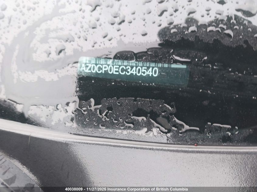 2014 Nissan Leaf VIN: 1N4AZ0CP0EC340540 Lot: 40038009