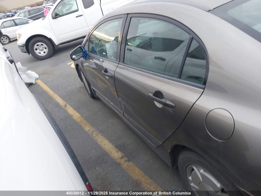 2008 Honda Civic VIN: 2HGFA16498H104549 Lot: 40038012