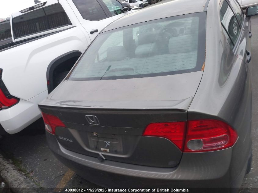 2008 Honda Civic VIN: 2HGFA16498H104549 Lot: 40038012