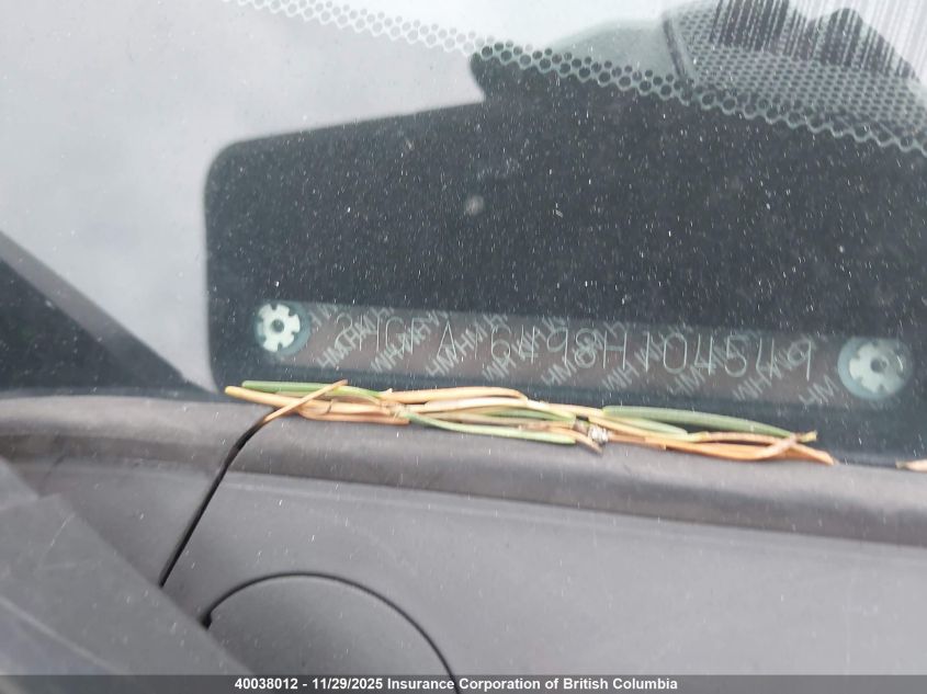 2008 Honda Civic VIN: 2HGFA16498H104549 Lot: 40038012