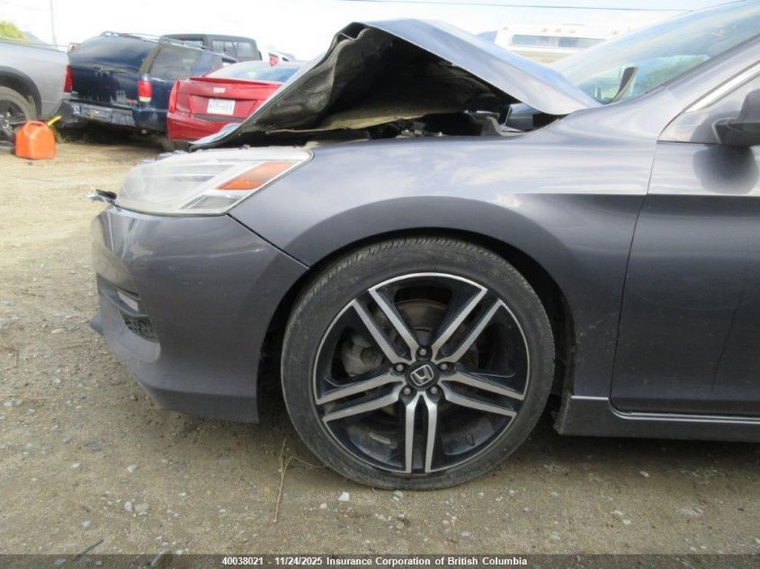 2016 Honda Accord Ex VIN: 1HGCR2F04GA800697 Lot: 40038021