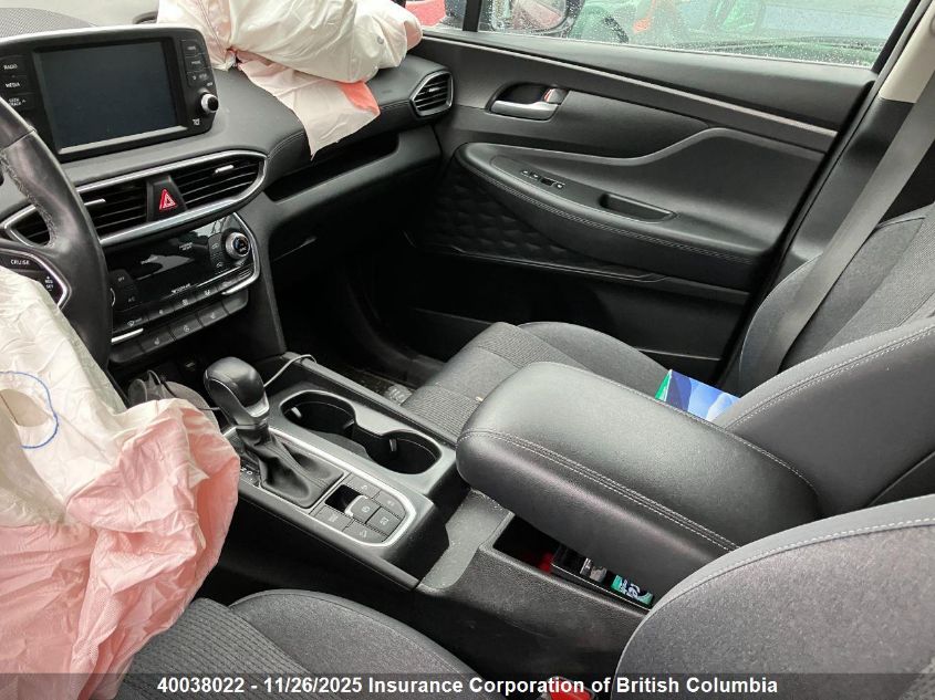 2019 Hyundai Santa Fe Sel/Sel Plus VIN: 5NMS3CAA9KH019836 Lot: 40038022