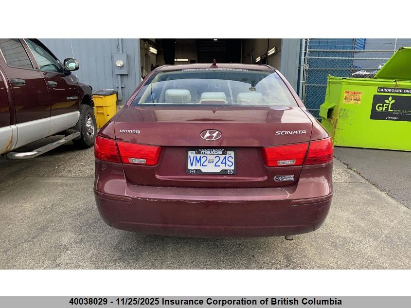 2009 Hyundai Sonata Gls VIN: 5NPET46C29H515071 Lot: 40038029