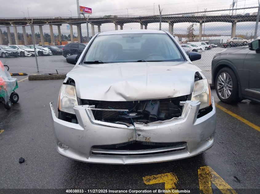2010 Nissan Sentra 2.0/2.0S/Sr/2.0Sl VIN: 3N1AB6AP7AL703308 Lot: 40038033
