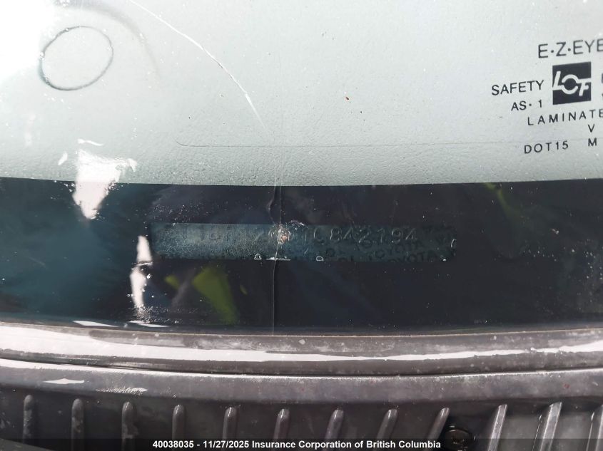 2001 Toyota Corolla Ce/Le/S VIN: 2T1BR12E01C842194 Lot: 40038035