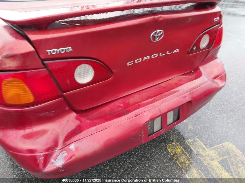 2001 Toyota Corolla Ce/Le/S VIN: 2T1BR12E01C842194 Lot: 40038035