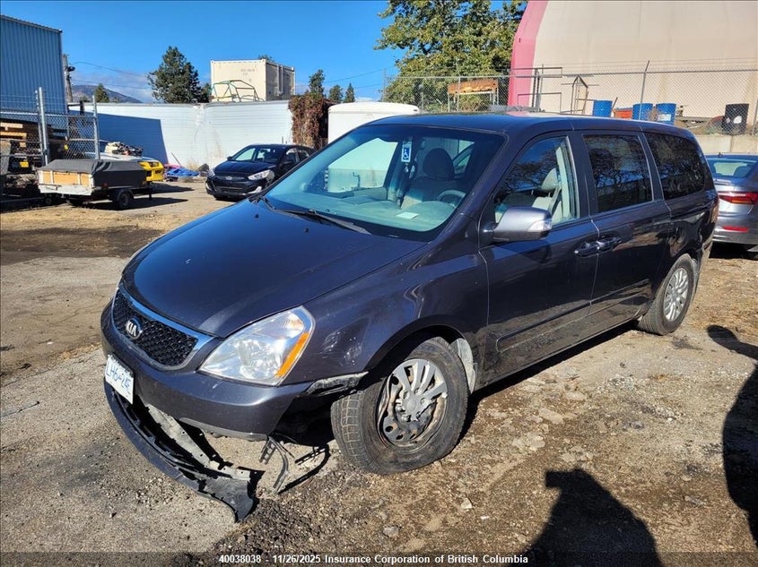 KNDMG4C76E6545962 2014 KIA SEDONA photo no. 2