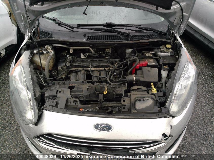 2015 Ford Fiesta S VIN: 3FADP4TJ6FM212695 Lot: 40038039