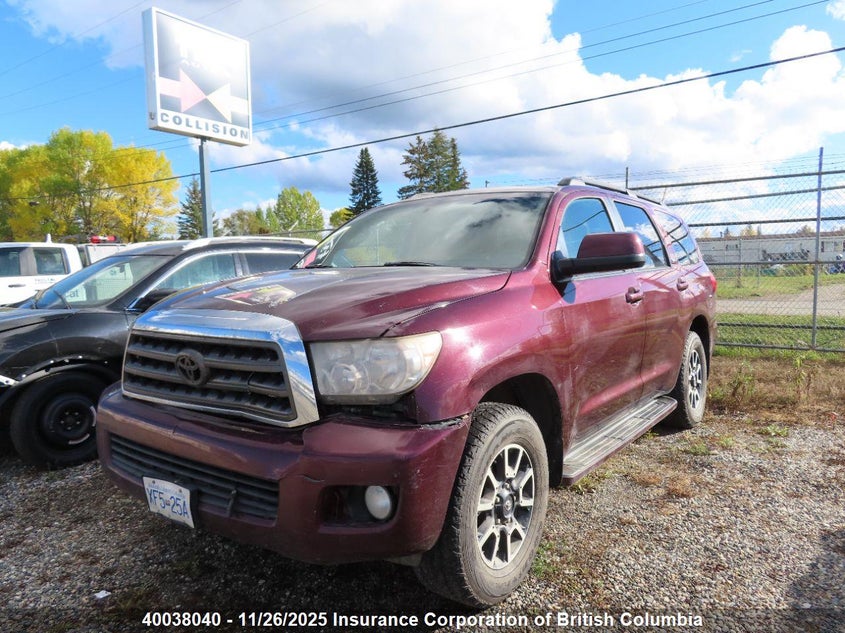 2008 Toyota Sequoia Sr5 VIN: 5TDBT64A58S000185 Lot: 40038040