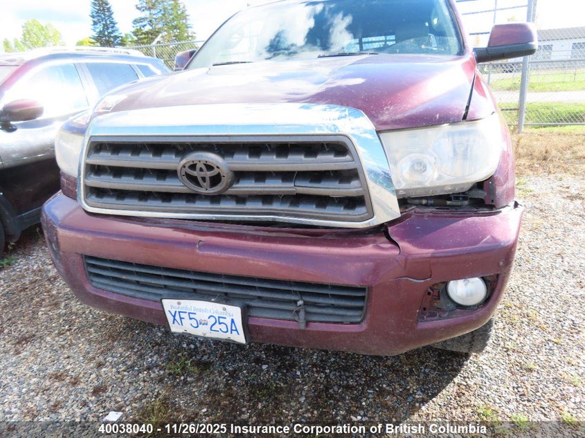 2008 Toyota Sequoia Sr5 VIN: 5TDBT64A58S000185 Lot: 40038040