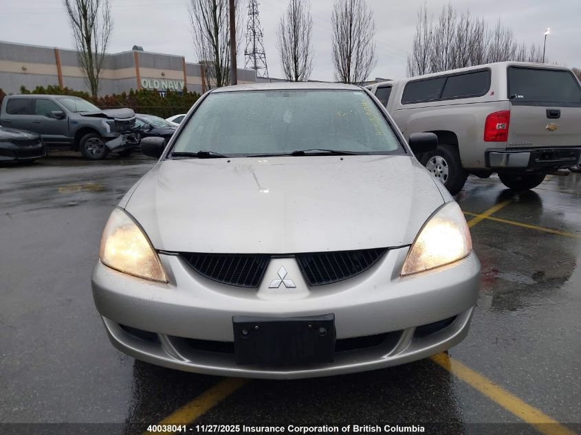 2005 Mitsubishi Lancer Es VIN: JA3AJ26E75U601548 Lot: 40038041