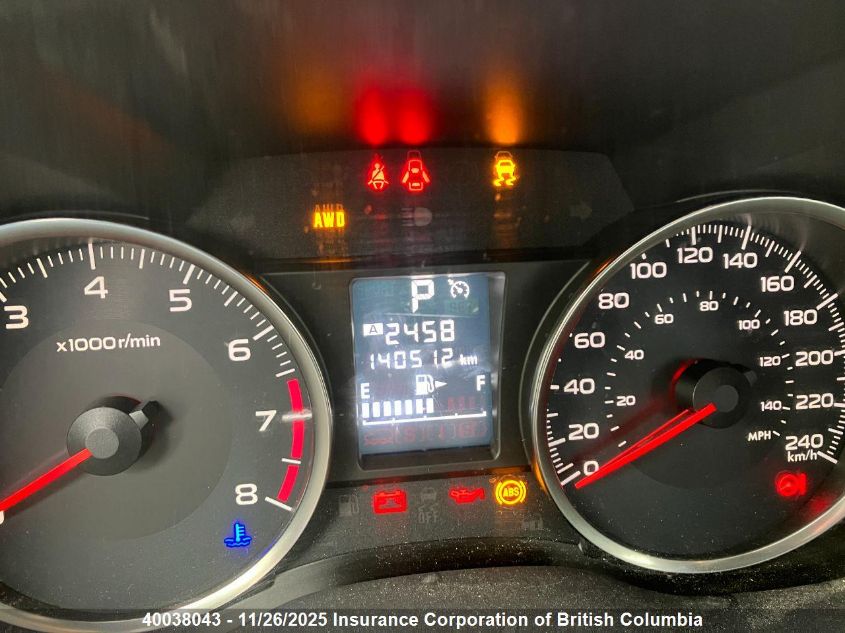 2014 Subaru Xv Crosstrek 2.0 Premium VIN: JF2GPAVC0E8209445 Lot: 40038043