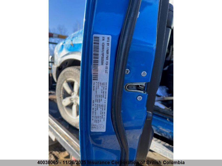 2023 Ram 1500 Classic Slt VIN: 1C6RR7LT0PS525044 Lot: 40038065