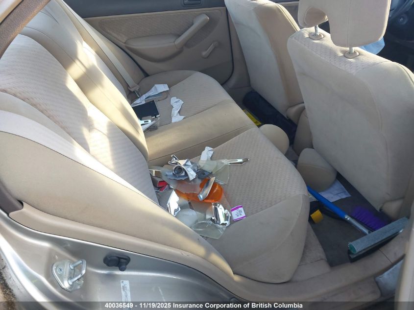 2003 Honda Civic Dx VIN: 2HGES16483H930875 Lot: 40036549