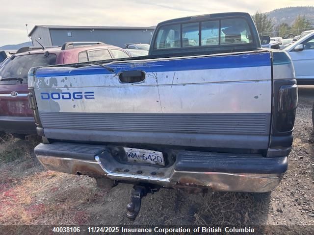 1995 Dodge Ram 2500 VIN: 3B7KF23C6SM115954 Lot: 40038106