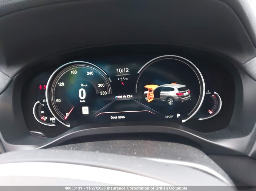 2019 BMW X3 VIN: 5UXTS3C5XKLR73533 Lot: 40038131