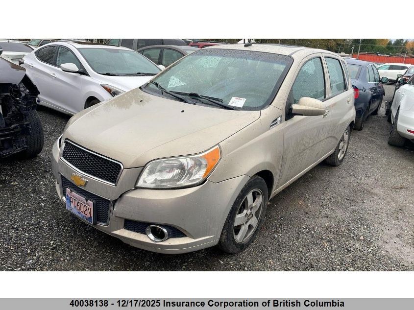 2011 Chevrolet Aveo VIN: 3G1TC6DG7BL148465 Lot: 40038138